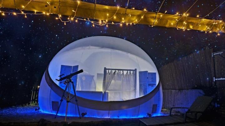 فندق Burbujas Astronomicas Albarari سانكسينكسو المظهر الخارجي الصورة