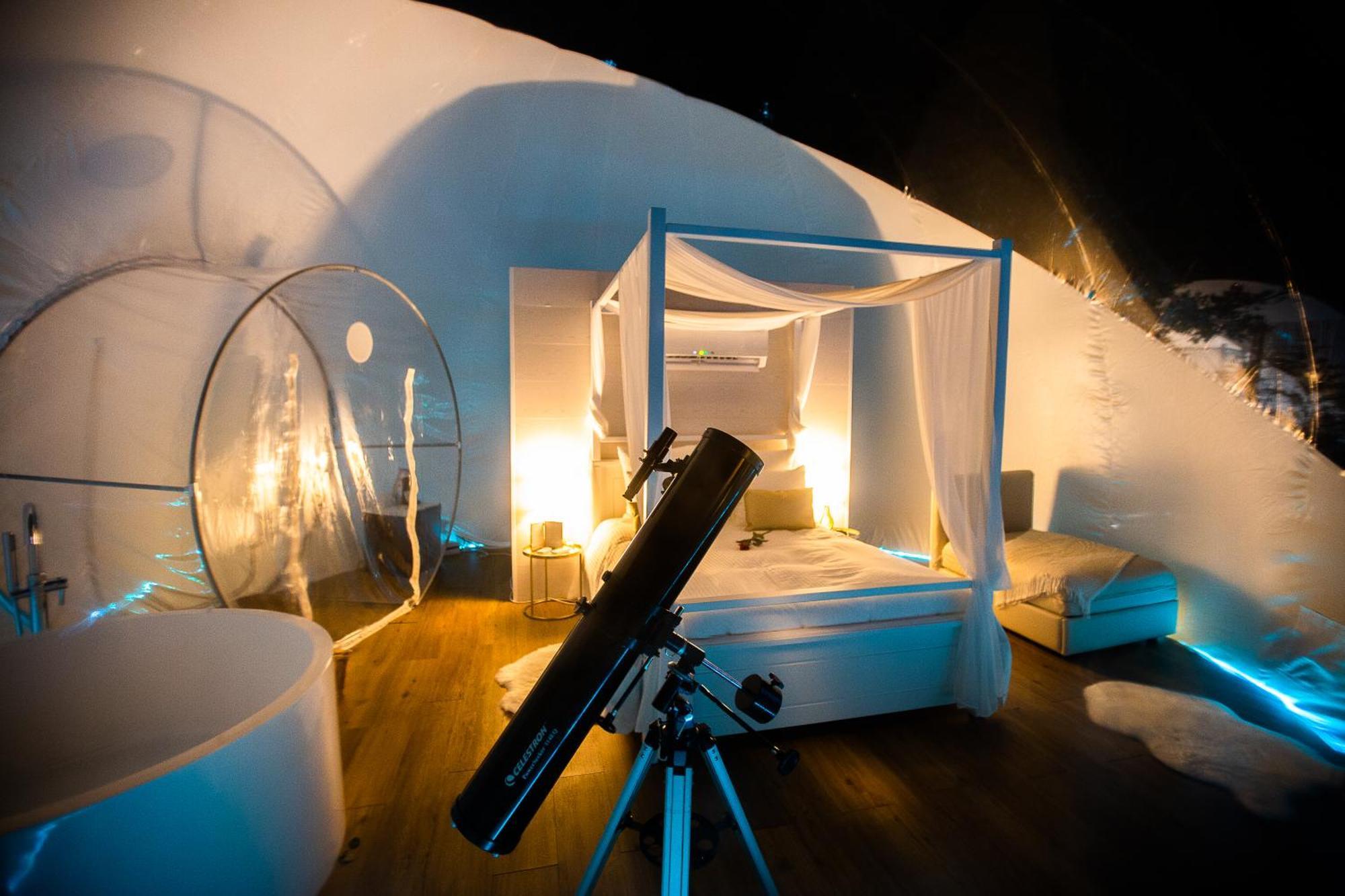 فندق Burbujas Astronomicas Albarari سانكسينكسو المظهر الخارجي الصورة